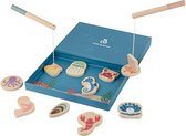 Babiem® Emma – Visspel – 13-Delige set – Magnetisch Speelgoed – Hengelspel – Educatief Speelgoed – Montessori Speelgoed – Vissenspel – FSC Hout