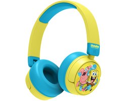 Sponge Bob - draadloze kinderkoptelefoon - volumebegrenzing - lange batterijduur - microfoon - opvouwbaar - bluetooth