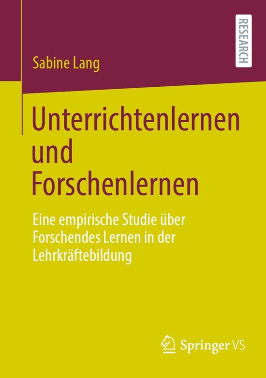 Unterrichtenlernen und Forschenlernen - cover