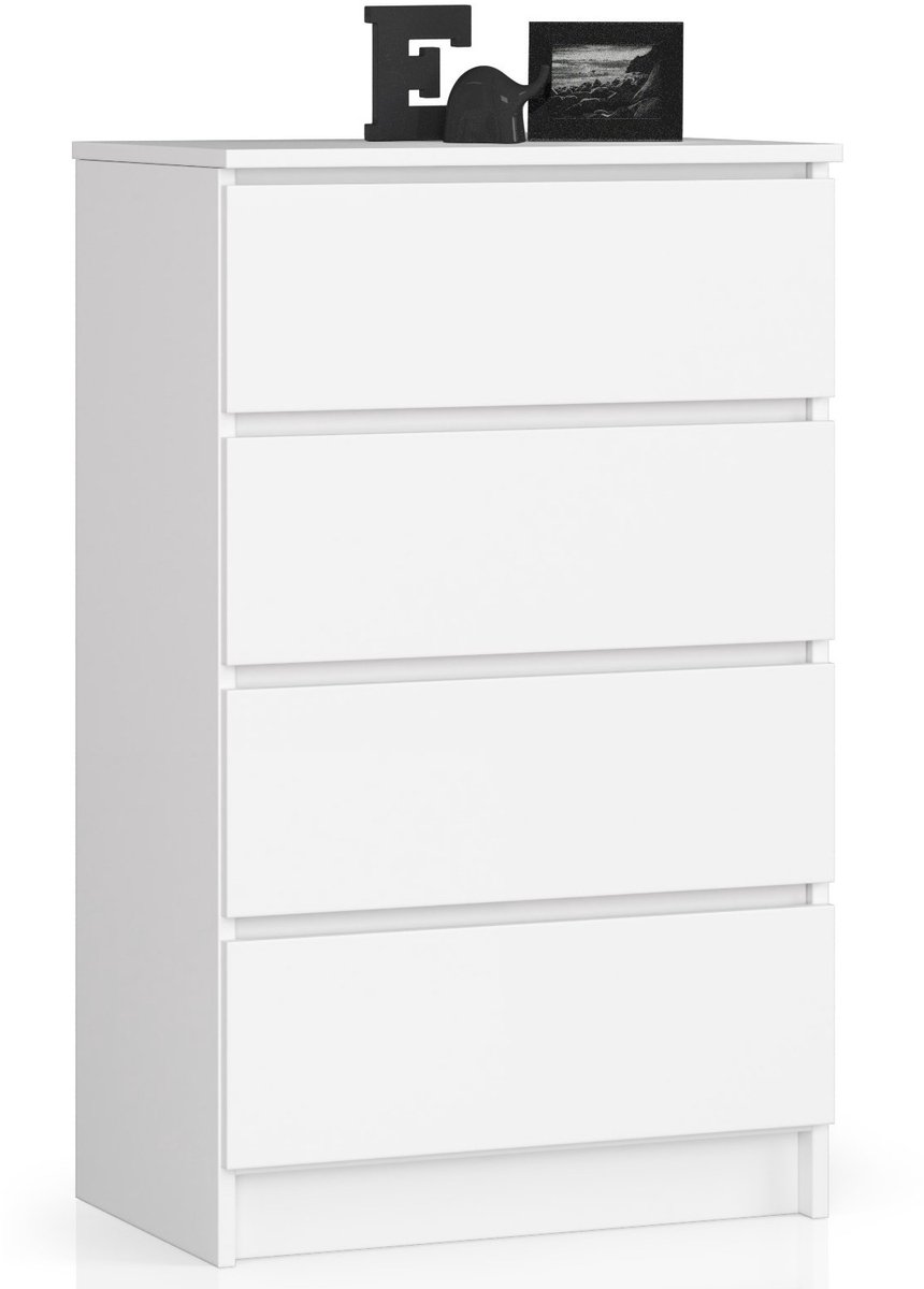 Akord Ladekast K60 met 4 Lades / AKORD Furniture Factory / Wit / 60 x 99 x 40 cm