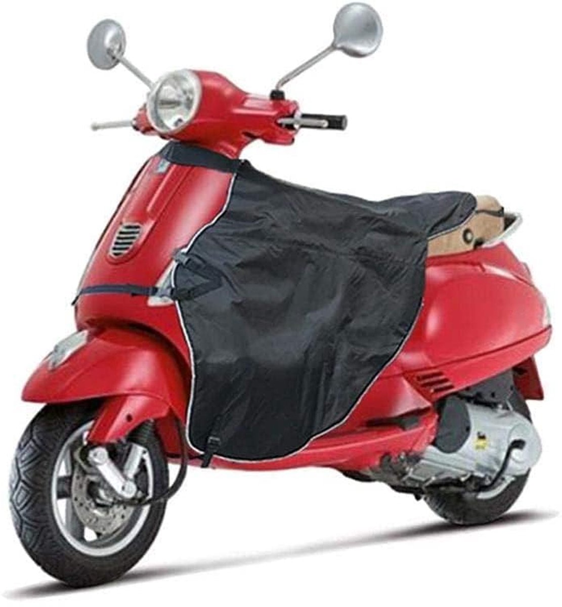 Scooter beenkleed - Scooter Heavy Duty – waterdicht winter schootdeken - voor regen en kou - winddicht en warm gevoerd - universeel passend voor scooter/moped/motor
