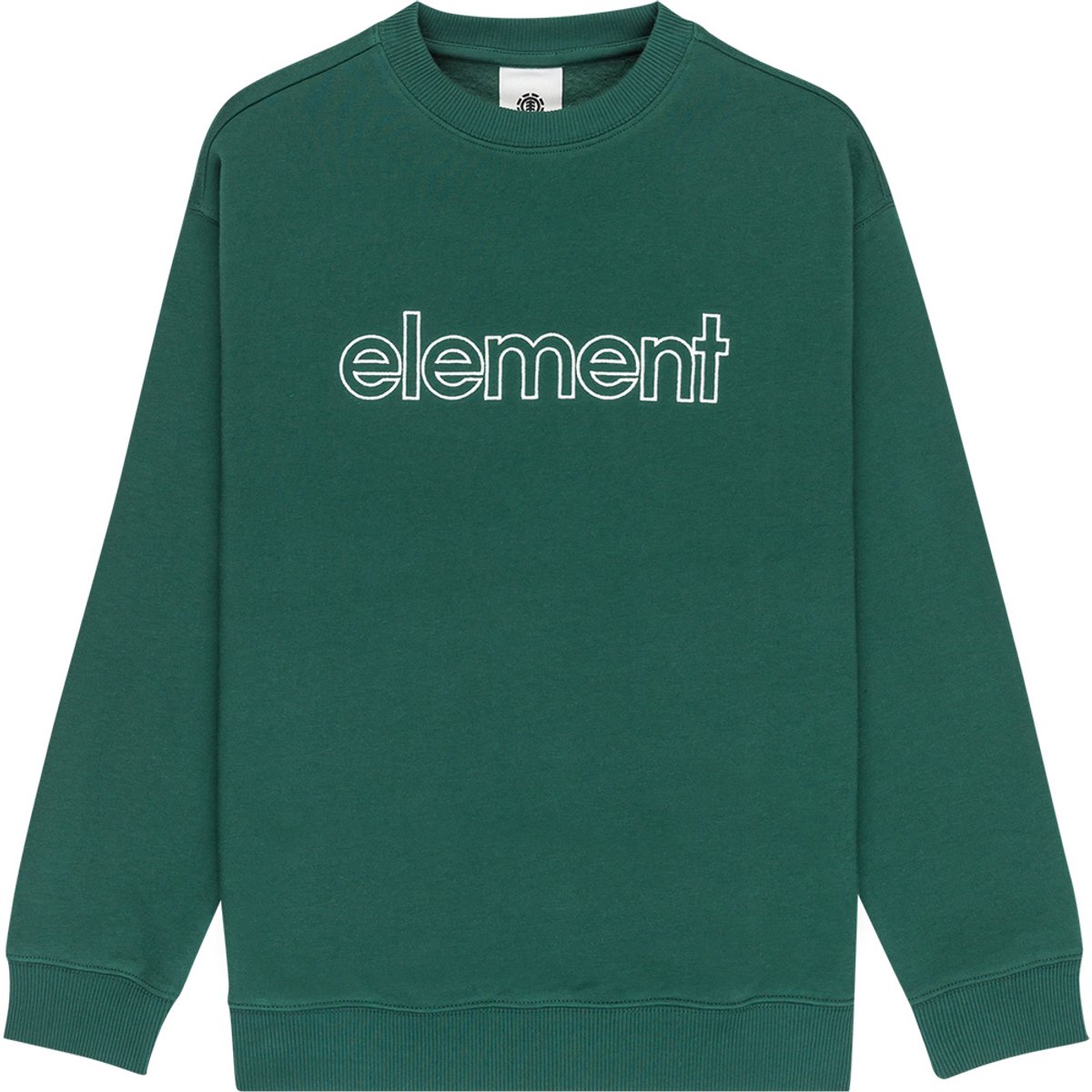 Element Central Lowcase Sweatshirt 12 Years Jongen Groen