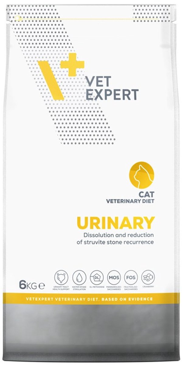 VetExpert Veterinary Diet - Urinary Cat - Dieetvoer - Voor de Urinewegen - 6 kg