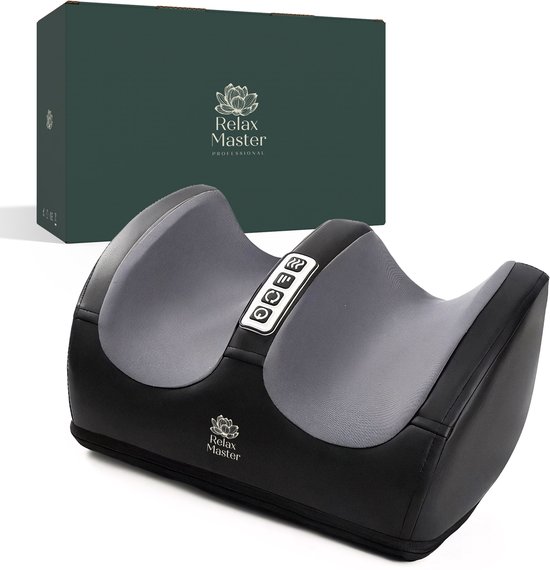 Foto: Rileks voetmassage apparaat shiatsu voetmassage luchtcompressie en infrarood warmte voor verbeterde bloedcirculatie afstandsbediening