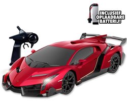 Gear2Play RC Lamborghini Veneno 1:12 - Bestuurbare auto - 2.4 GHz met verlichting - Incl. oplaadbare batterij