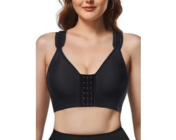 Maat: XL - Post Operatieve Beha voor Herstel - Borstvergroting / Borst Operatie / Borst Lift - Nazorg BH voor Borstvergroting - Borstverkleining - Operatie Beha - voedingsbh - sportbh - BH met voorsluiting dames - BH zonder Beugel - Ondersteunende BH