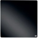 Vierkant, zwart whiteboard met een subtiele gradiënt van donker naar lichter grijs. Nobo-logo rechtsonder.