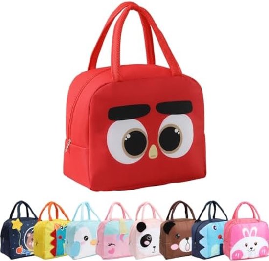 Geïsoleerde Lunchtas voor Kinderen, Cartoon Ontwerp
