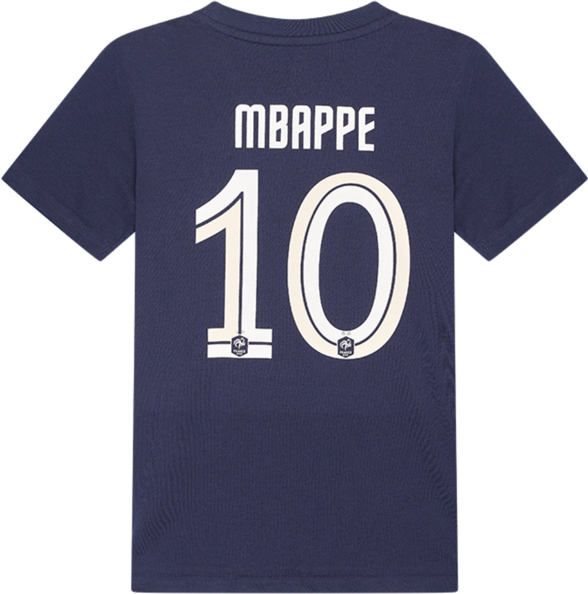 Frankrijk Mbappé T-Shirt Kinderen - Maat 116 - Kylian Mbappé - Voetbal T-Shirt - Katoen - Jongens en Meisjes