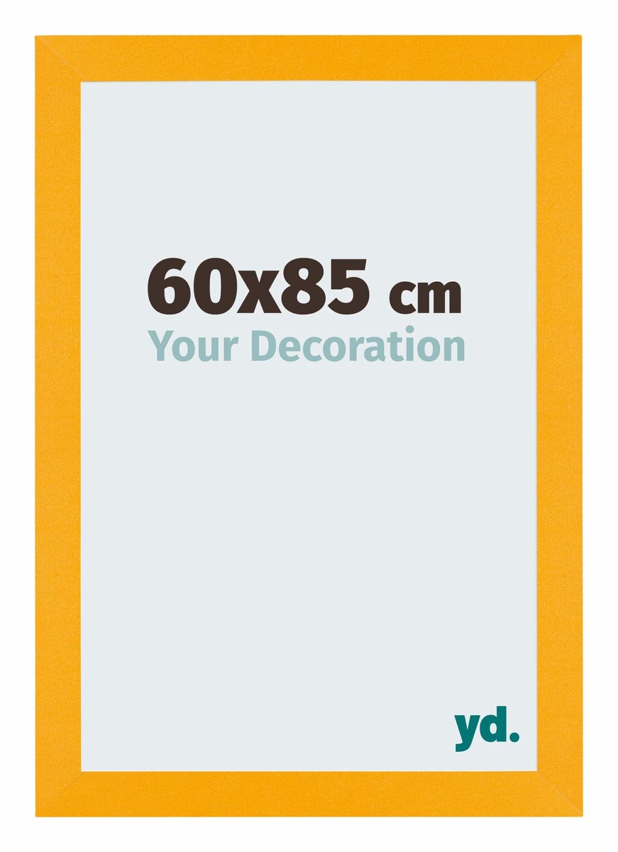 Your Decoration - Puzzellijst 60x85 cm - Geel - Puzzellijst 1500-2000 stukjes - MDF Fotolijst - Mura