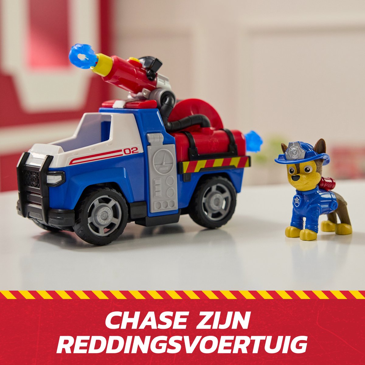 PAW Patrol - Brandweerredding - Chase Politieauto - Speelgoedauto met speelfiguur — afbeelding 7