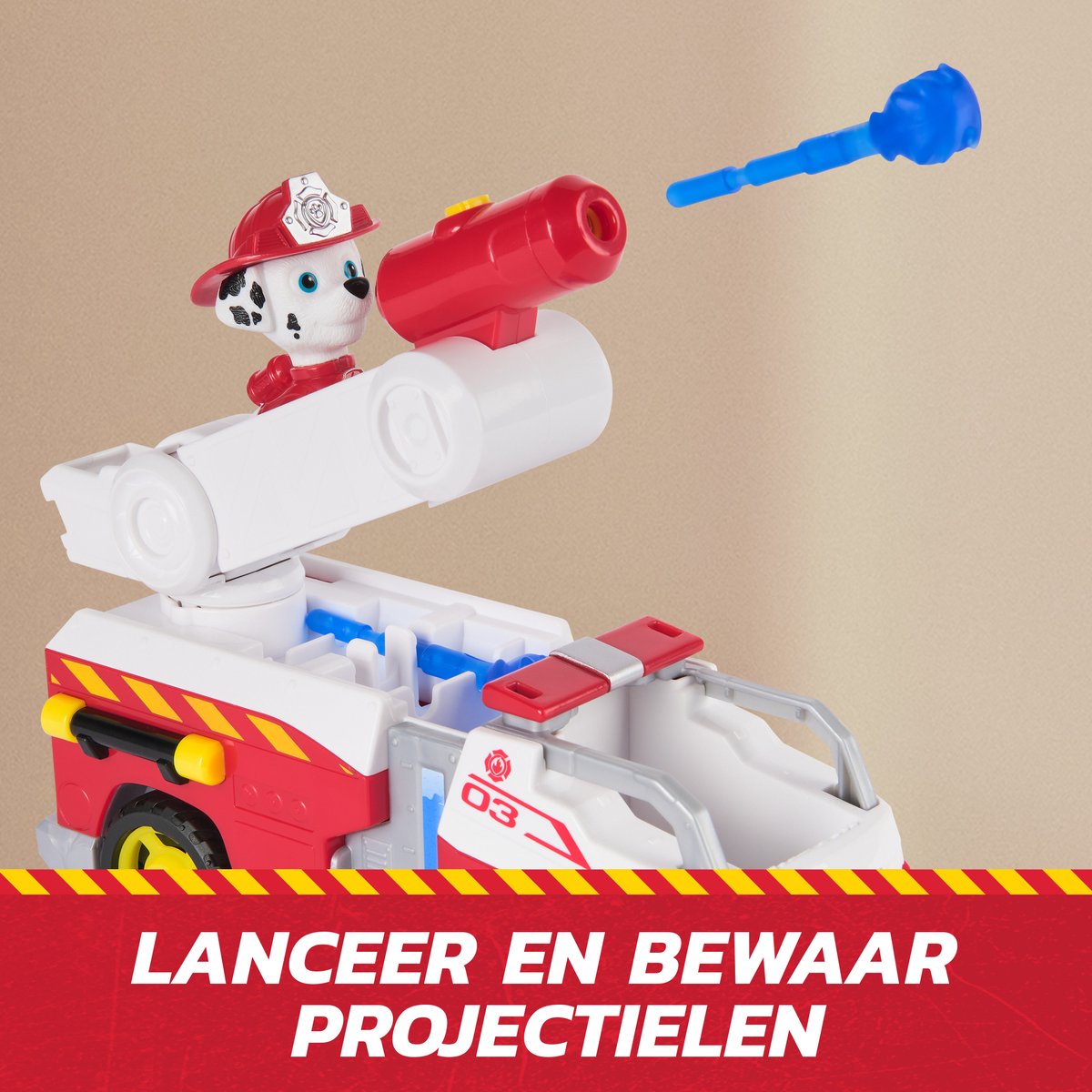 PAW Patrol - Brandweerredding - Marshall's Brandweerwagen - speelgoedauto met speelfiguur — afbeelding 10