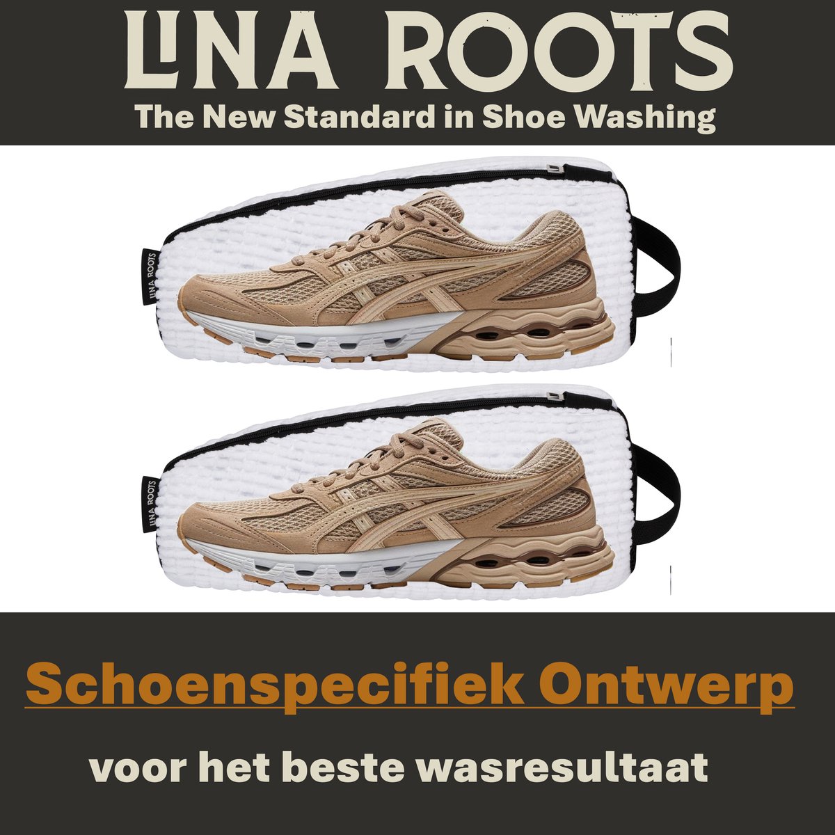 Lina Roots Kicks Cleaner Shoe Wash Bag (Pack of 2