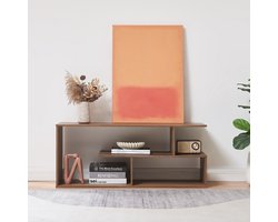 Tv-meubel Anän 100x30x42 cm walnootkleurig (en.casa)