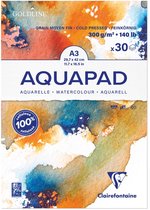 Bloc aquarelle Clairefontaine Goldline 300 grammes A3 avec bloc de 30 feuilles