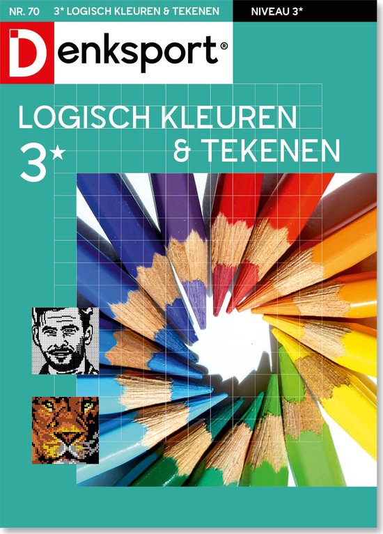 Denksport Puzzelboek Logisch kleuren en tekenen, editie 70