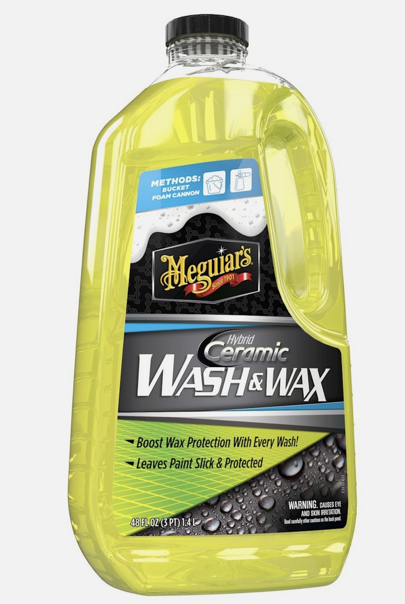 Meguiar’s Hybrid Ceramic Wash & Wax – 48 oz (~1,42 l) – 2-in-1 auto-wash & wax met hybride keramische bescherming