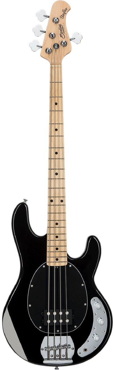 Sterling by Music Man StingRay Ray4 Black elektrische basgitaar