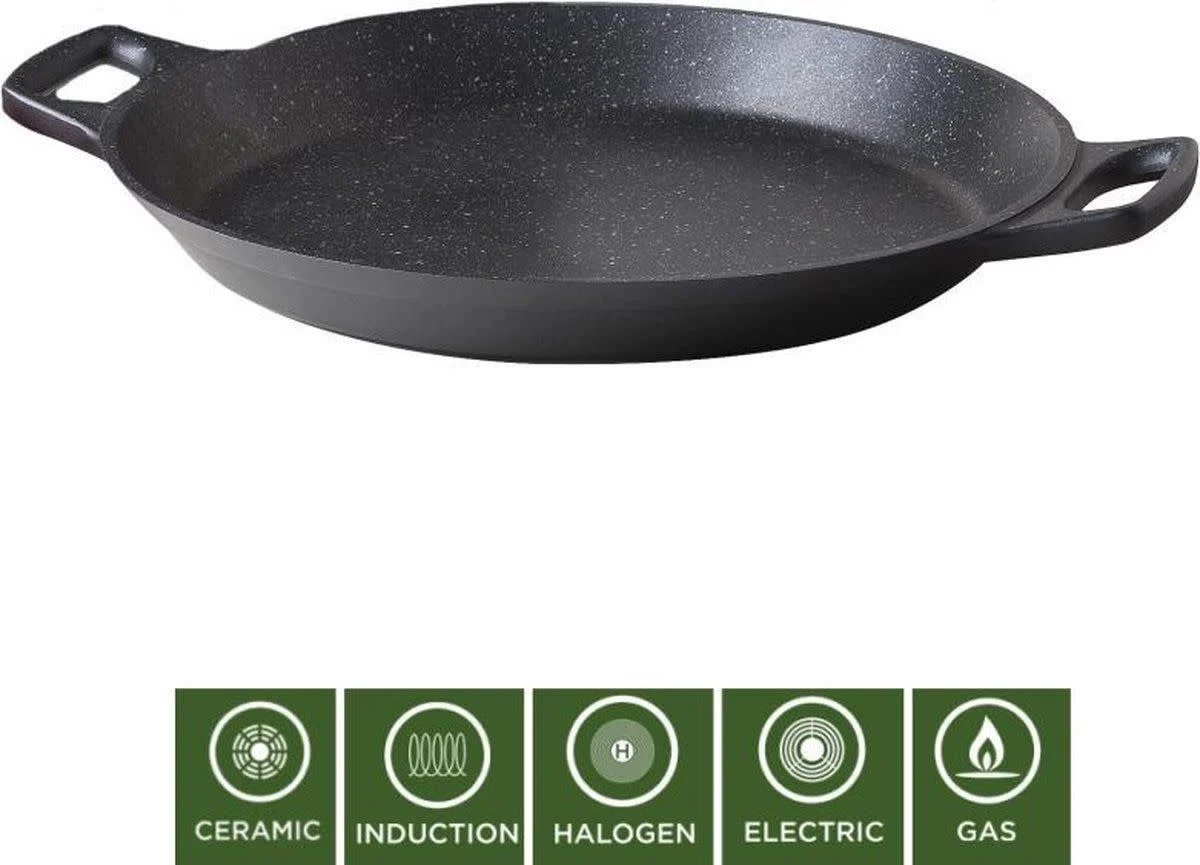 Hakal - Paella pan - wokpan - 40cm - hoog kwaliteit