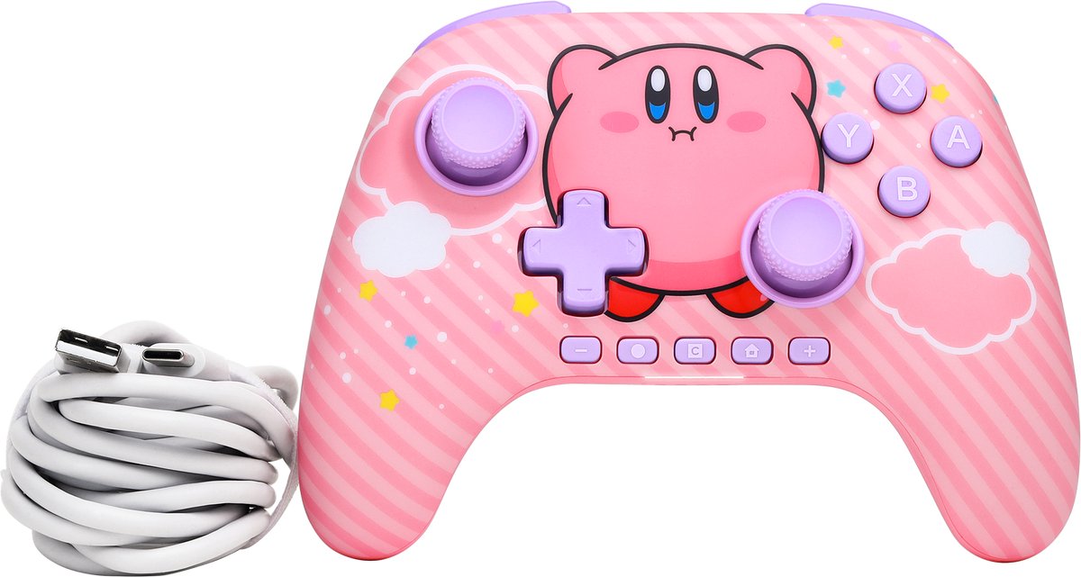 PowerA Draadloze Controller - Nintendo Switch - Kirby Puff – foto 7
