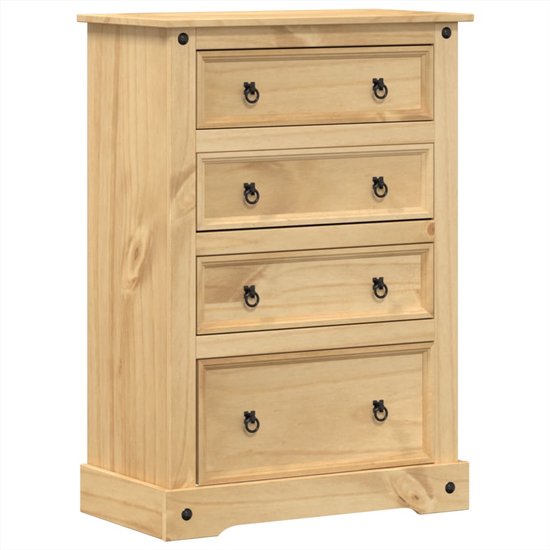 vidaXL-Ladekast-Corona-80x43x114-cm-massief-grenenhout