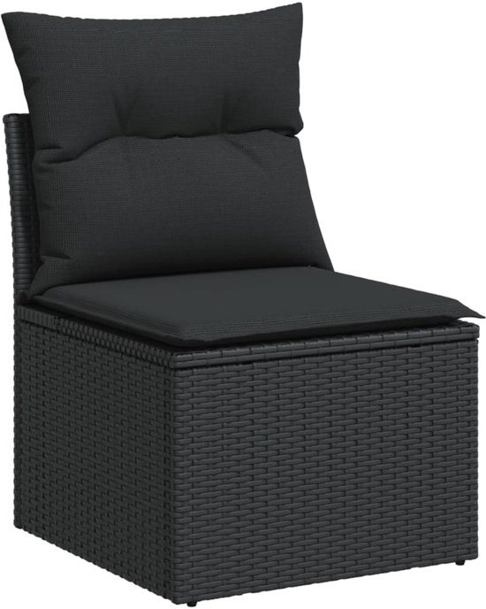 vidaXL-12-delige-Loungeset-met-kussens-poly-rattan-zwart