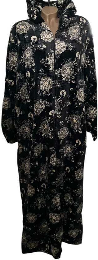 Badjas Cawö Women 5108 Capuchon en Rits Silver
