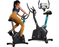 Trex Sport TX-380MB Rigon – Hometrainer – Magnetisch – Fitness Fiets – 8 Weerstandsniveaus – Fitnessapparaat voor Thuis – Hartslagmeter & LCD – 5 kg Vliegwiel – Max. 120 kg – Zwart