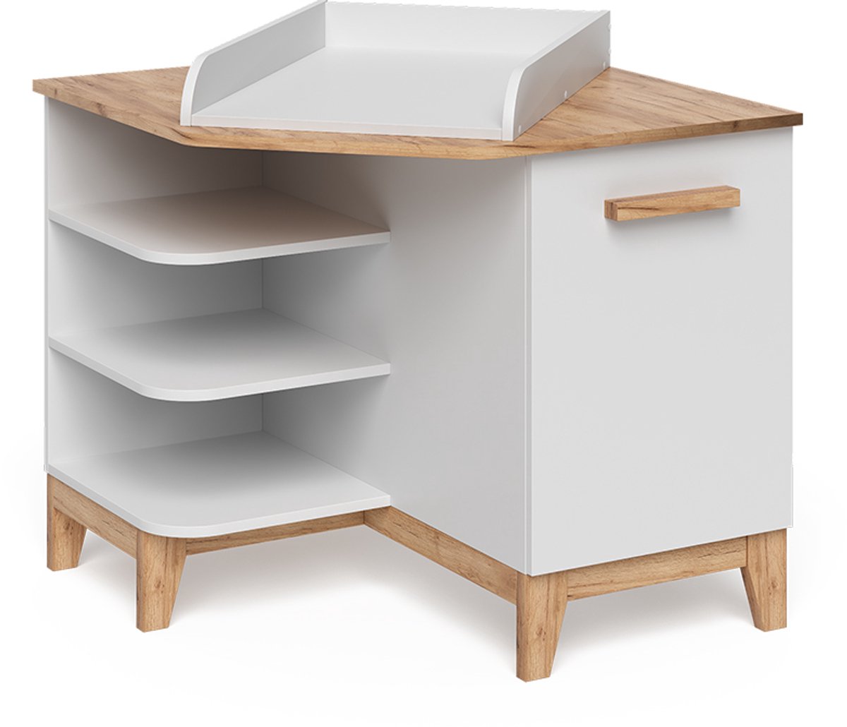 Vitalispa Malia Verschoontafel – 85 x 85.2 cm met deur Wit/Kunstnijverheid