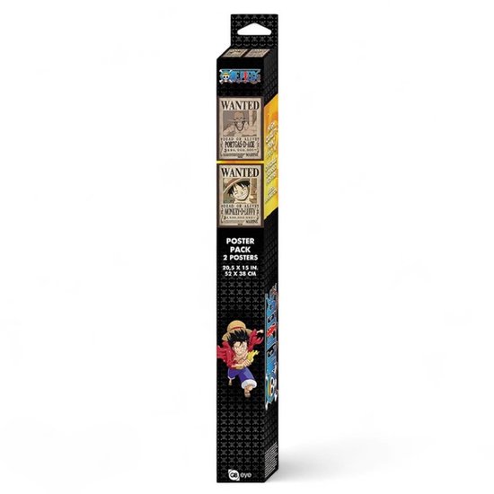 One Piece Wanted Unisex Poster - meerkleurig - Standard