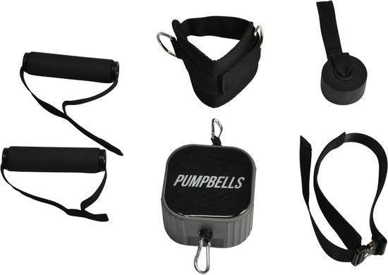 PUMPBELLS - Fitness apparaat - Homegym - Portable krachtstation - Max 20kg weerstand