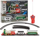 Train jouet Springos® - Sons de vapeur - Avec télécommande - Circuit de 345 cm