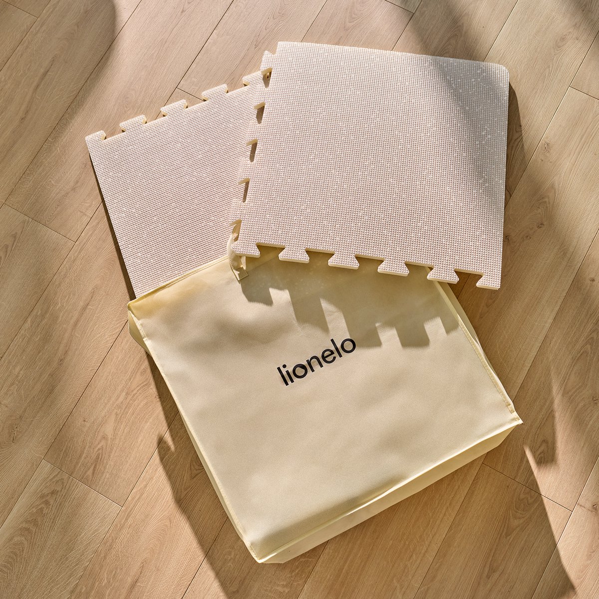 Yoka Speelmat Baby – Premium Speelkleed Foam – Veilig & Zacht – Dubbelzijdig Vloerpuzzel – Opvouwbaar + Opbergtas – voor Binnen & Buiten – Speeltapijt – Baby Speelgoed 6 3 9 1 maanden – Babygym Play Mat – Cadeau vanaf 0 jaar Mooie Beige Kraamcadeau — afbeelding 17