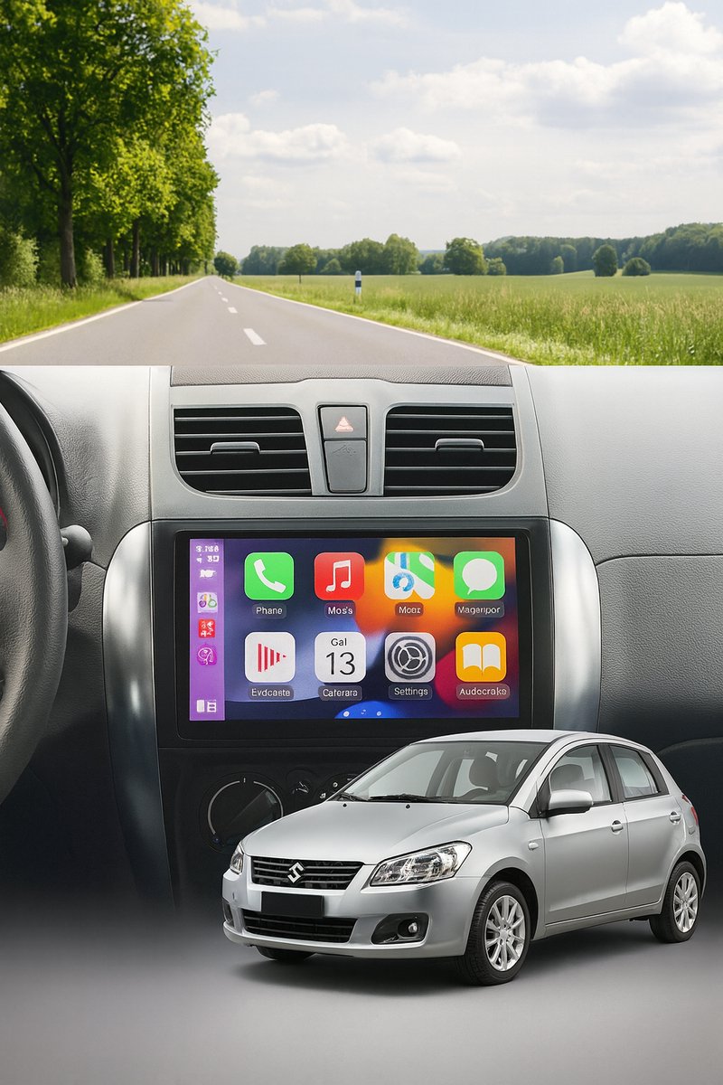 ADIVOX 9 inch T2 geschikt voor Suzuki SX4 2006-2013 Android 15 CarPlay/Auto/Wifi/RDS/DSP/5G/DAB+