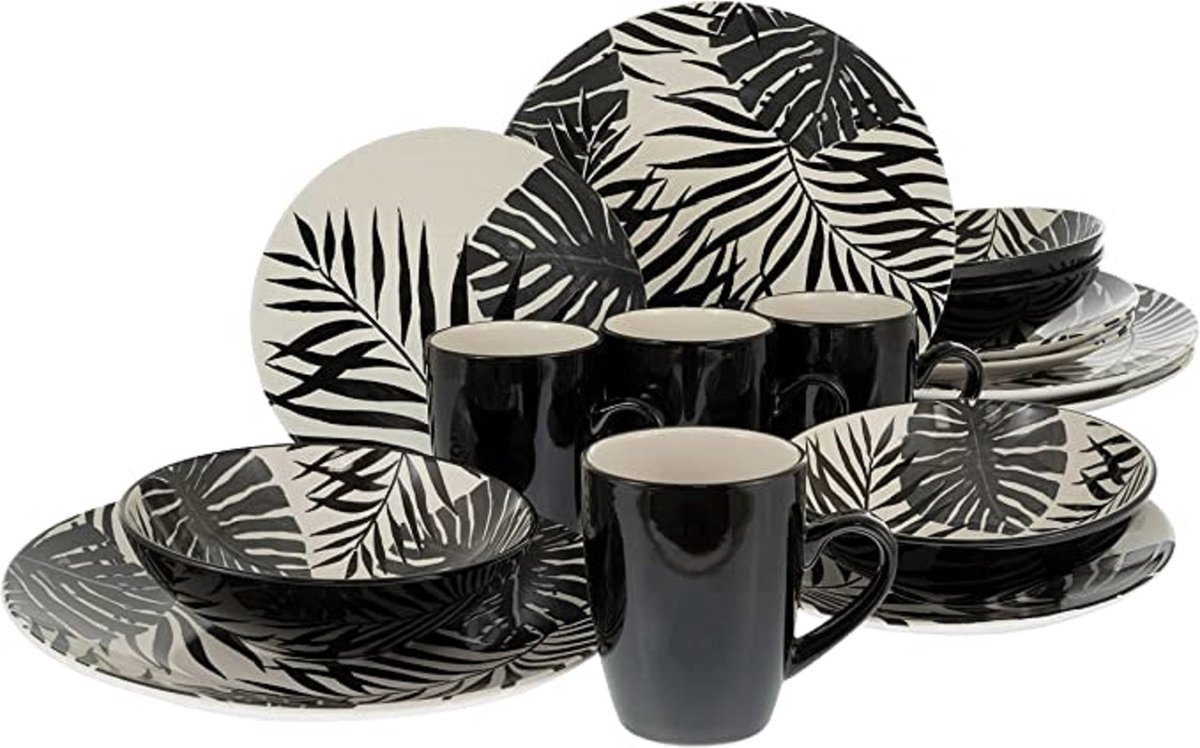 Thuys – Serveerschaal Set – Soepborden – Grote Salade Serveerschalen – Bordenset