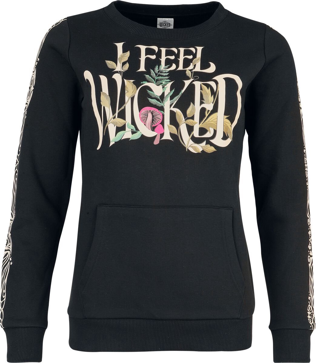 Wicked I Fell Wicked Dames Sweatshirts - zwart - XL