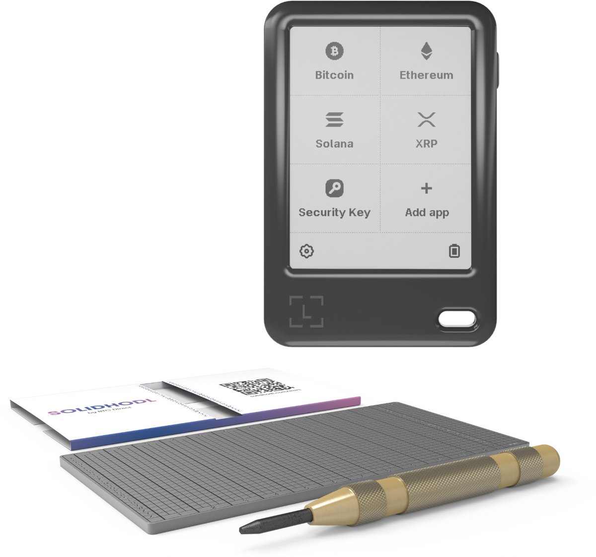 Ledger Nano Gen5 + SOLIDHODL backup - voordeelbundel