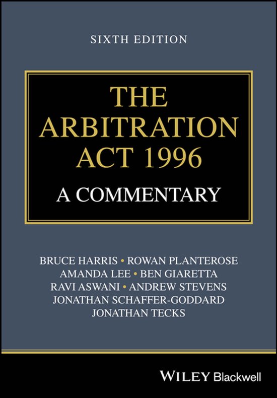 The Arbitration Act 1996 - cover