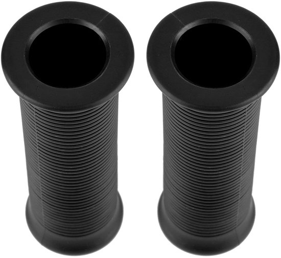 Motorfiets stuurgrepen, 1 inch 25 mm / 1,1 28 mm antislip handgreep, universele motorfiets vintage handgreep stuurgreep voor de meeste motorfietsen (zwart