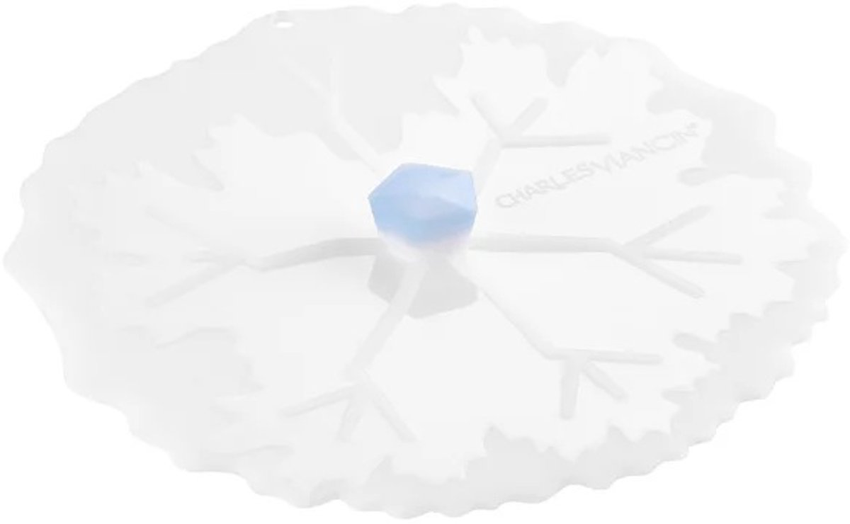 Charles Viancin Snowflake deksel 15cm - sneeuwvlok deksel - siliconen deksel - vershouddeksel