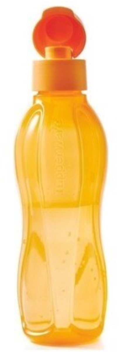 Tupperware Ecofles Plus, 500ml, Oranje met glitter