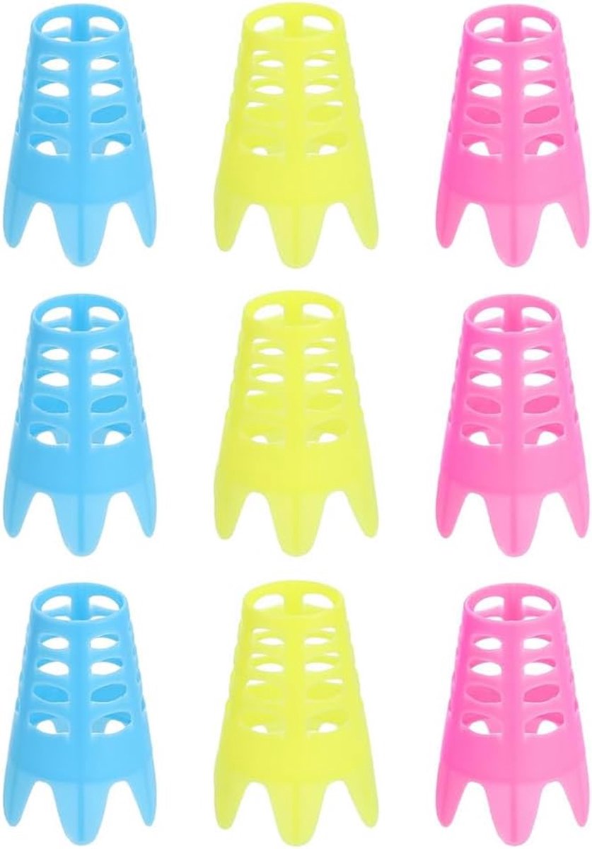 9 Piece Golf Tees Plastic Set - Golf Training Tees Tools - Indoor en Outdoor Oefening - Golf Simulator Tees voor Thuis en Gazon