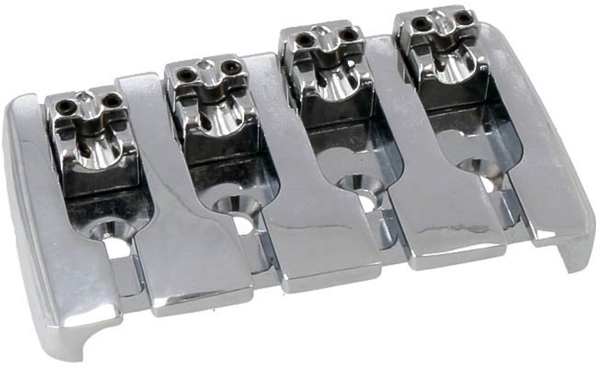Brug voor basgitaar chrome Fazley 10616