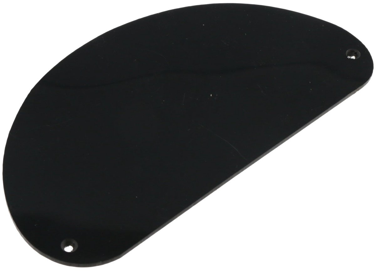 Backplate voor gitaar zwart Fazley 10688