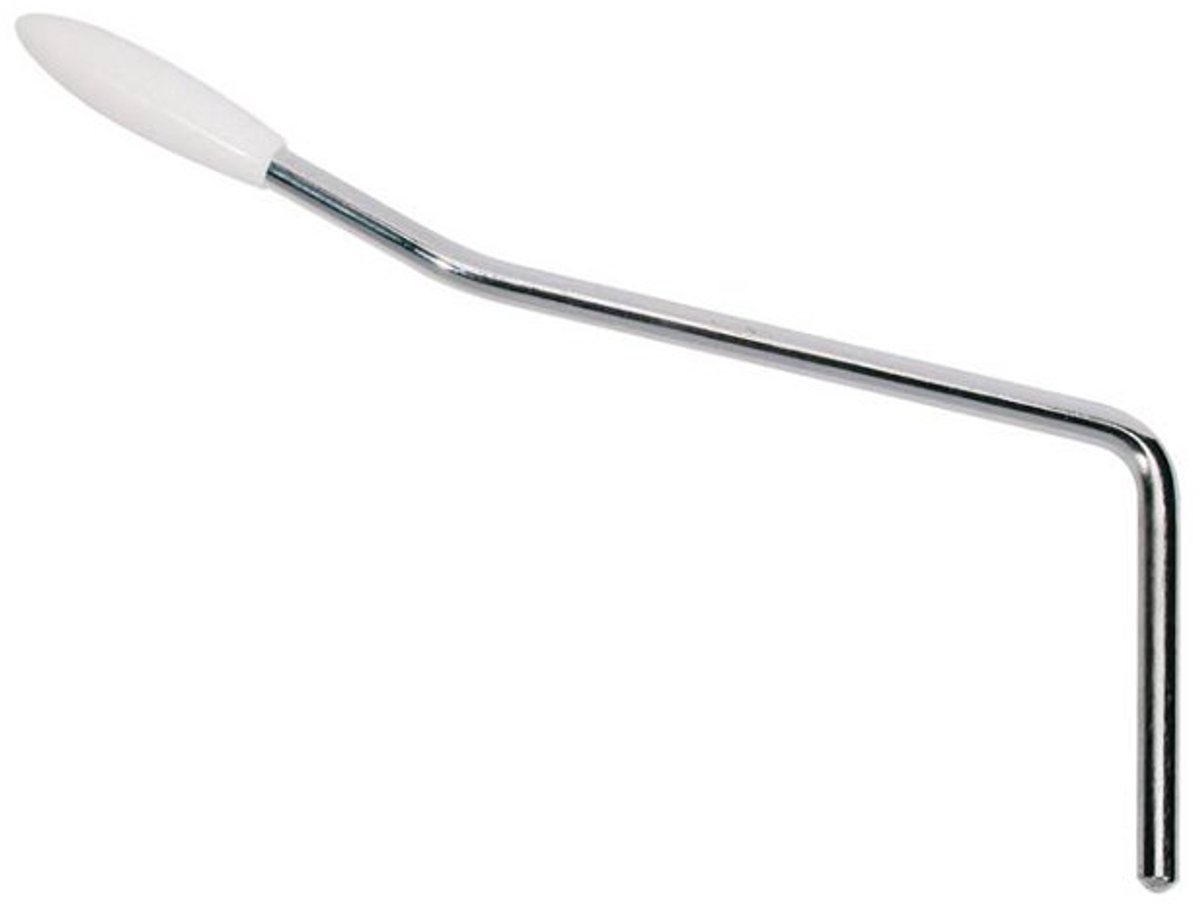 tremolo arm vintage, no thread, 5mm arm diameter, white cap, chrome Wilkinson TA-WV-CW