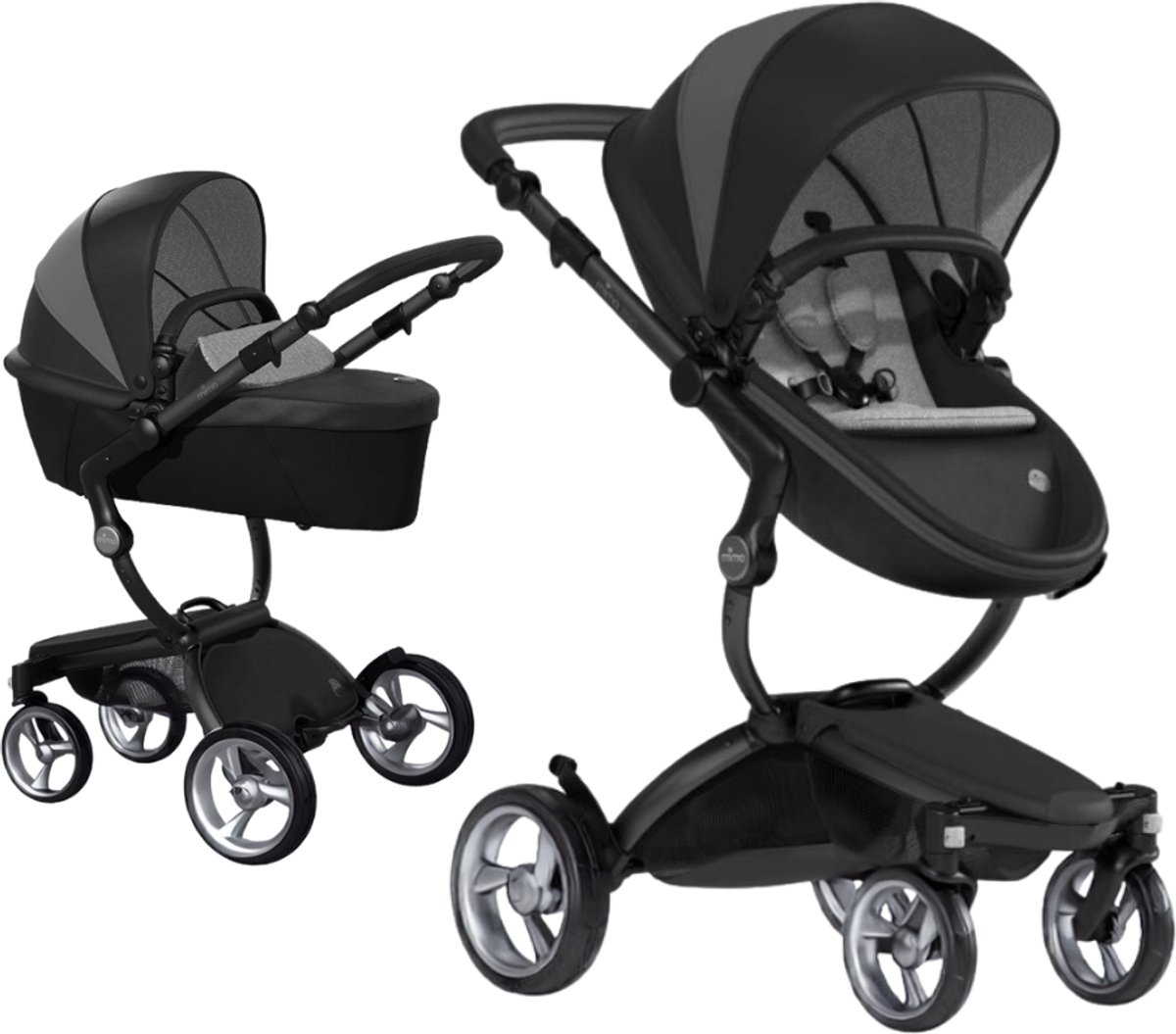 Mima Xari Kinderwagen | Special Edition | London Black - Mima - €399,00