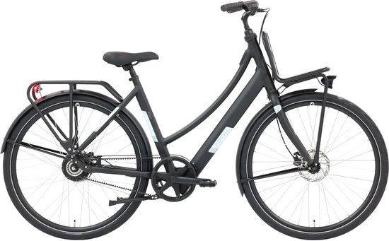 Popal Royl1 Elektrische Fiets - E-bike 28 Inch - Damesfiets 47 cm - Hydraulische schijfrem - 360 Wh Accu - Matzwart
