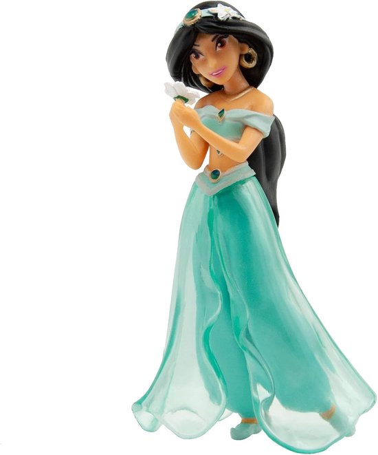 Bullyland 12455 – Speelfiguur en verzamelfiguur Jasmine uit Aladdin, ca. 10 cm – levensecht en detailrijk vormgegeven – ideaal als taartfiguur en klein cadeautje voor kinderen vanaf 3 jaar.