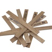 Belle Vous Houten Verf Roer Stokjes (50 Pak) – 30 x 2,4 cm – Verf, Siliconen & Resin Mixstokjes – Boekenleggers, Huwelijkswaaier Handvatten, Huis/Tuin Kunst & Hobby Project Stokjes