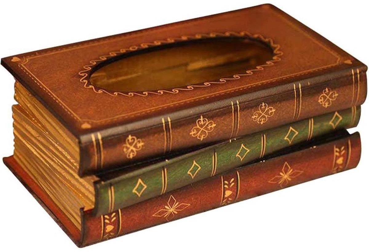 GELLDG Tissuebox - Houten tissuebox - 15 cm breed - Geschikt voor cosmetische tissues en zakdoeken - Ideaal voor eetkamers, badkamers, slaapkamers en kantoren